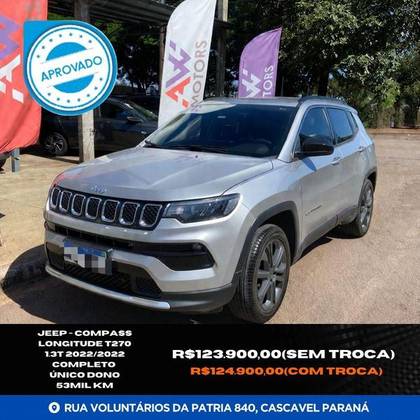 JEEP COMPASS 1.3 T270 TURBO FLEX LIMITED AT6